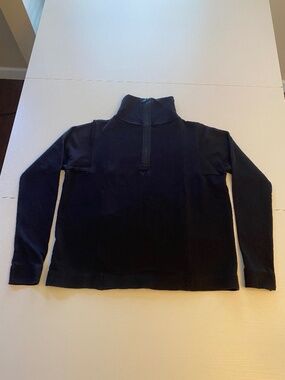 Y-3 Adidas x Yohji Yamamoto Asymmetric Mock-Neck Sweatshirt - Medium